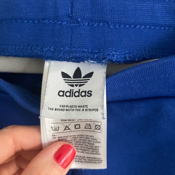 Adidas Boys Logo Blue Cotton Matching Set Outfit Bundle Size Small - Picture 7 of 14